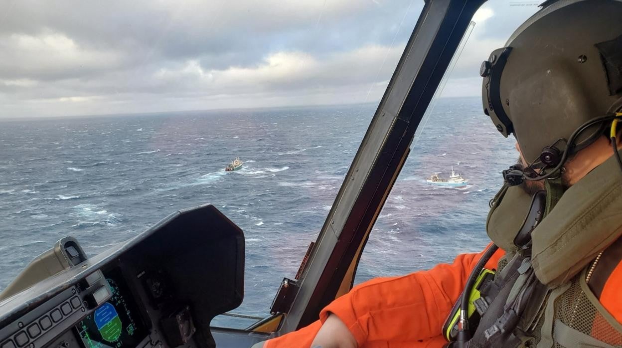 Operación de búsqueda del barco en aguas de Canadá