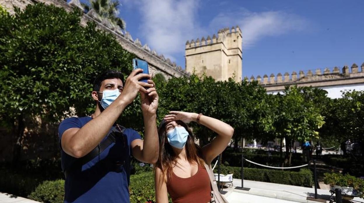 Turistas en el Alcázar de Córdoba el año pasado