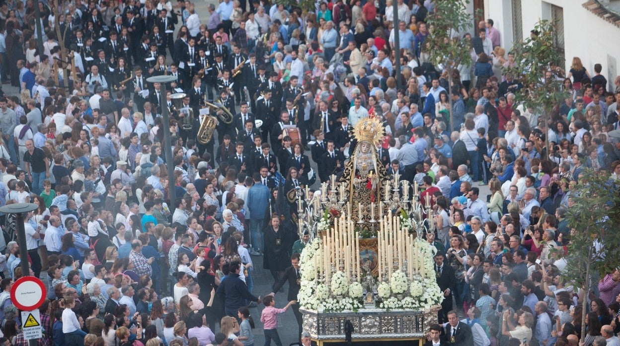 Nuestra Señora de los Dolores, en su último Viernes Santo en la calle