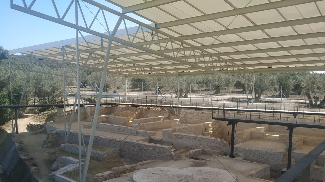 Yacimiento de la Villa Romana de Fuente Álamo, en Puente Genil R