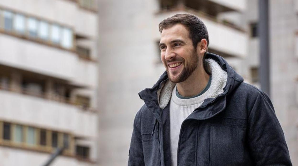 El jugador cordobés Carlos Molina, antes de su rueda de prensa
