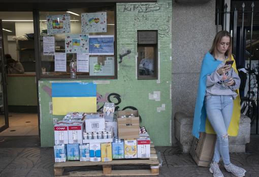 Liza, de 23 años, nació en Kiev y vive en Córdoba desde 2019