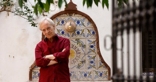Paco Peña, en su casa de Córdoba