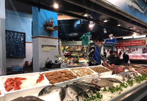 Puesto de pescado de Marbella