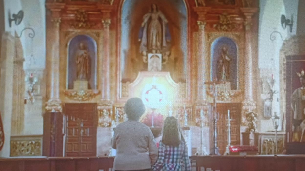 Captura del video promocional de la Semana Santa de Cañete de las Torres
