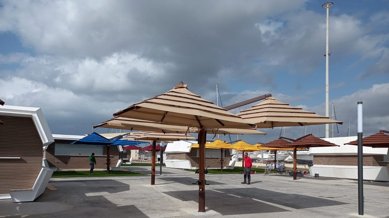 Prototipo de cómo quedarían las instalaciones en el puerto de Rota