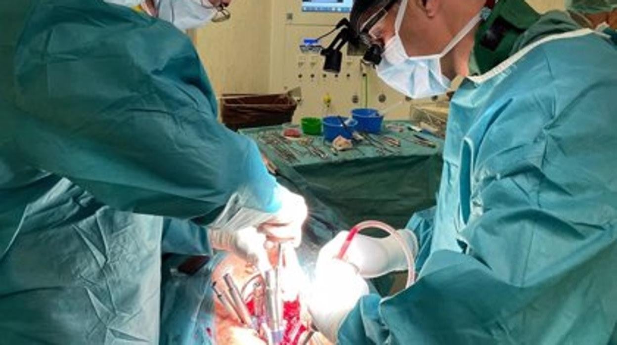 Un momento de una de las intervenciones realizadas con inteligencia artificial