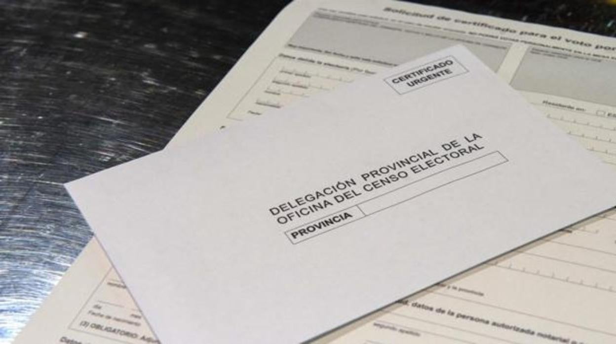 Documentación para el voto por correo