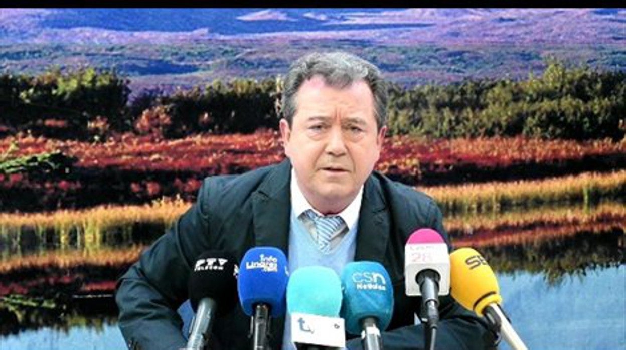 Juan Fernández, ante los medios, en una imagen de archivo