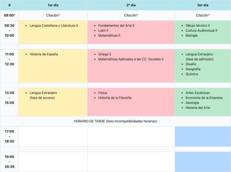 Calendario de Selectividad en Andalucía 2022: fechas en la que se celebra y horarios