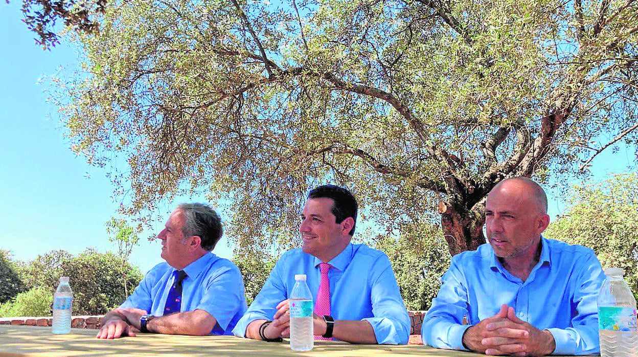 Fuentes y Bellido, en su visita al parque del Patriarca esta semana