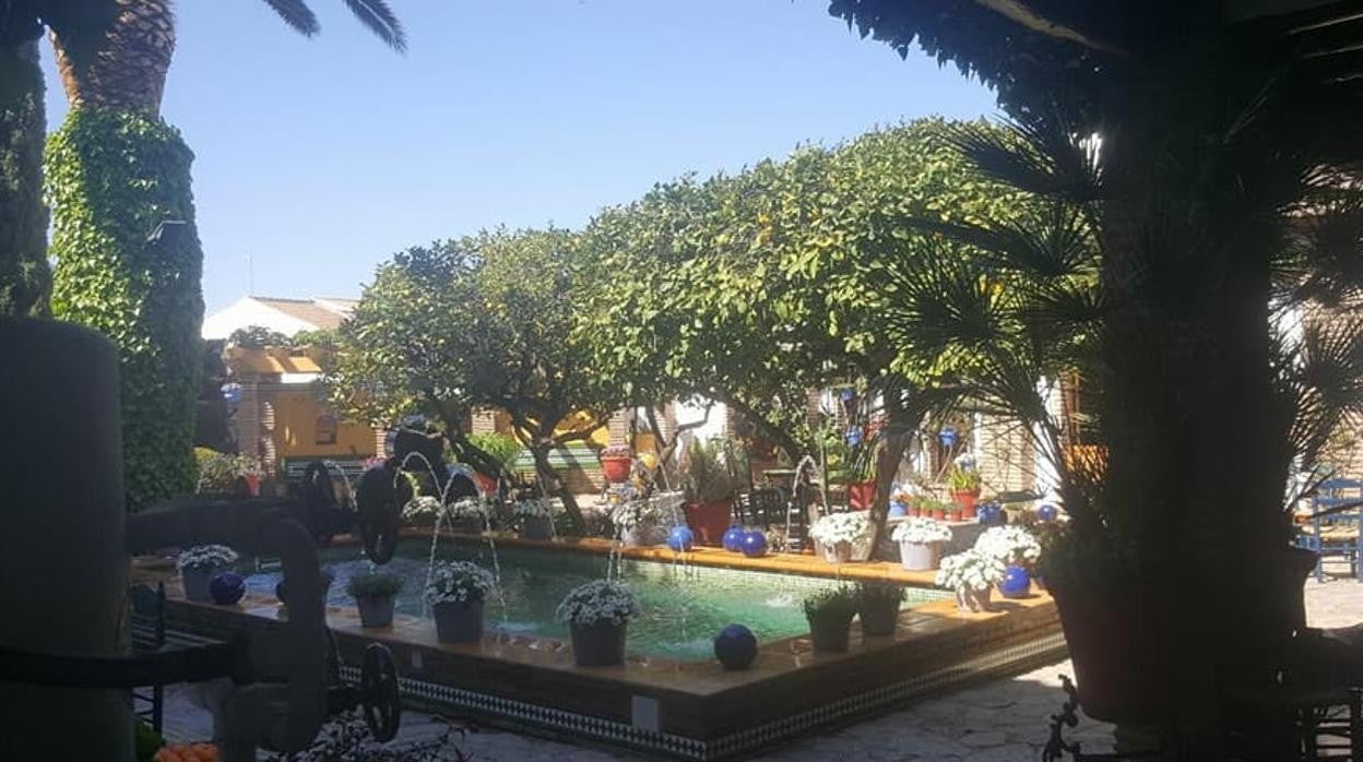 Imagen del patio que ha ganado el concurso de recinto de la Diputación de Córdoba