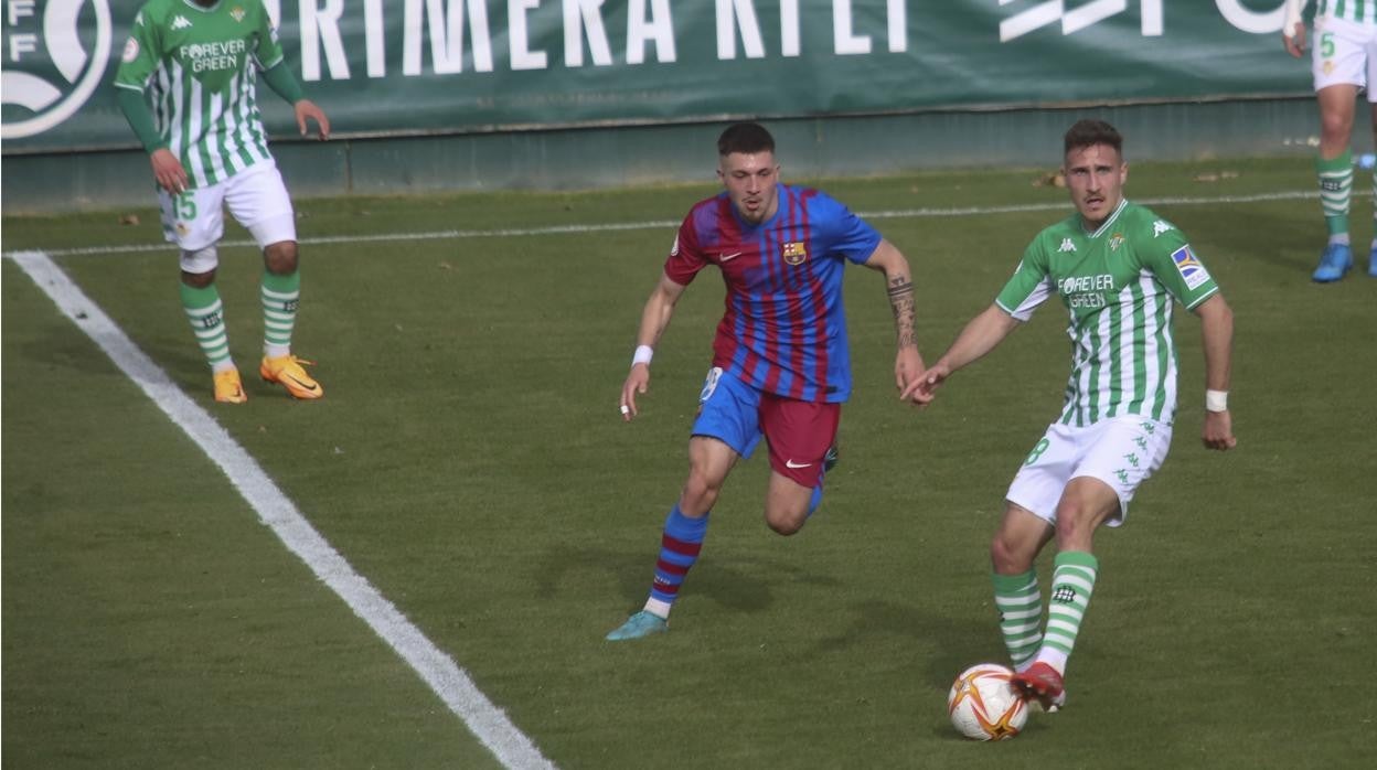 Imagen de un partido del Barcelona B