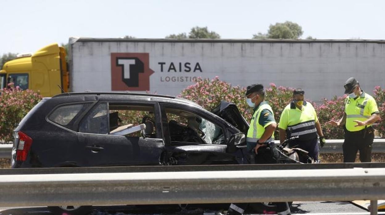 Imagen de archivo de un accidente ocurrido en los accesos a Córdoba el año pasado