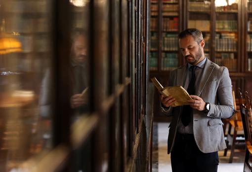 Roberto C. Roldán, durante la entrevista