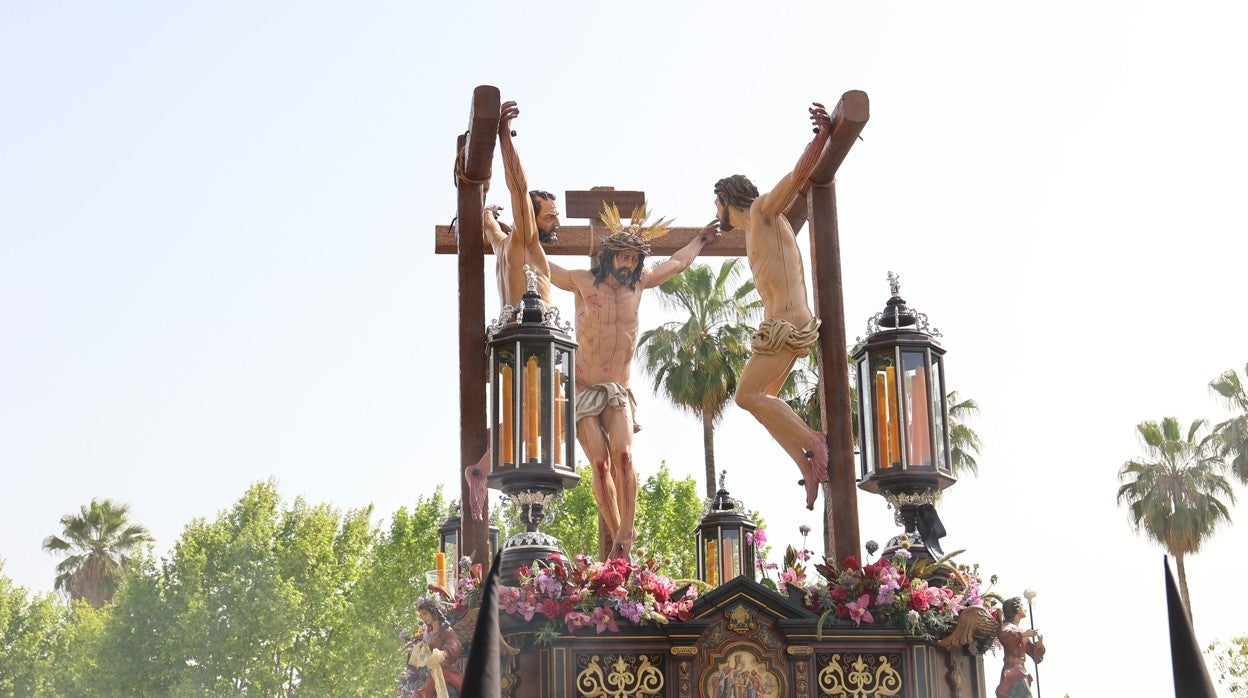 El Cristo de la Oración y Caridad en la Conversión del Buen Ladrón, el Viernes Santo de 2022