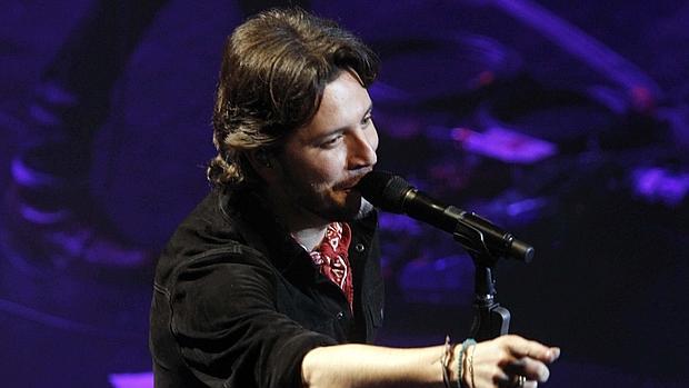 Un momento de la actuación de Manuel Carrasco