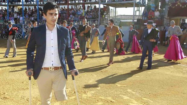 El banderillero de La Algaba, José Manuel Soto, que perdió una pierna tras una cogida