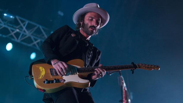 Leiva, durante un concierto