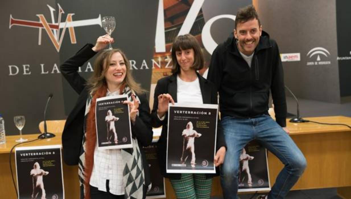 Cristina Hall, Laura Morales y Alvaro Romero