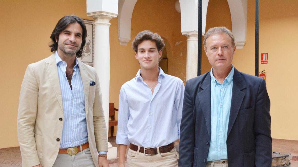 Javier Conde, Manolo Vázquez y Pepe Luis Vázquez, integrantes del cartel