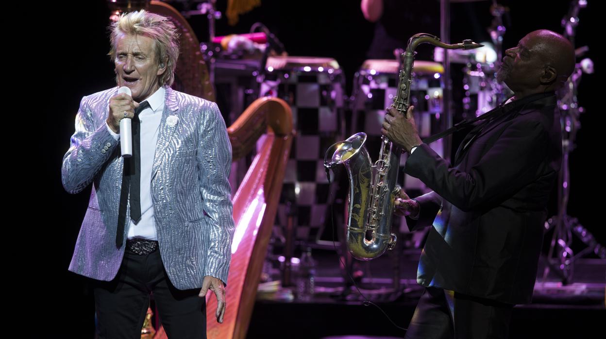 El cantante británico Rod Stewart