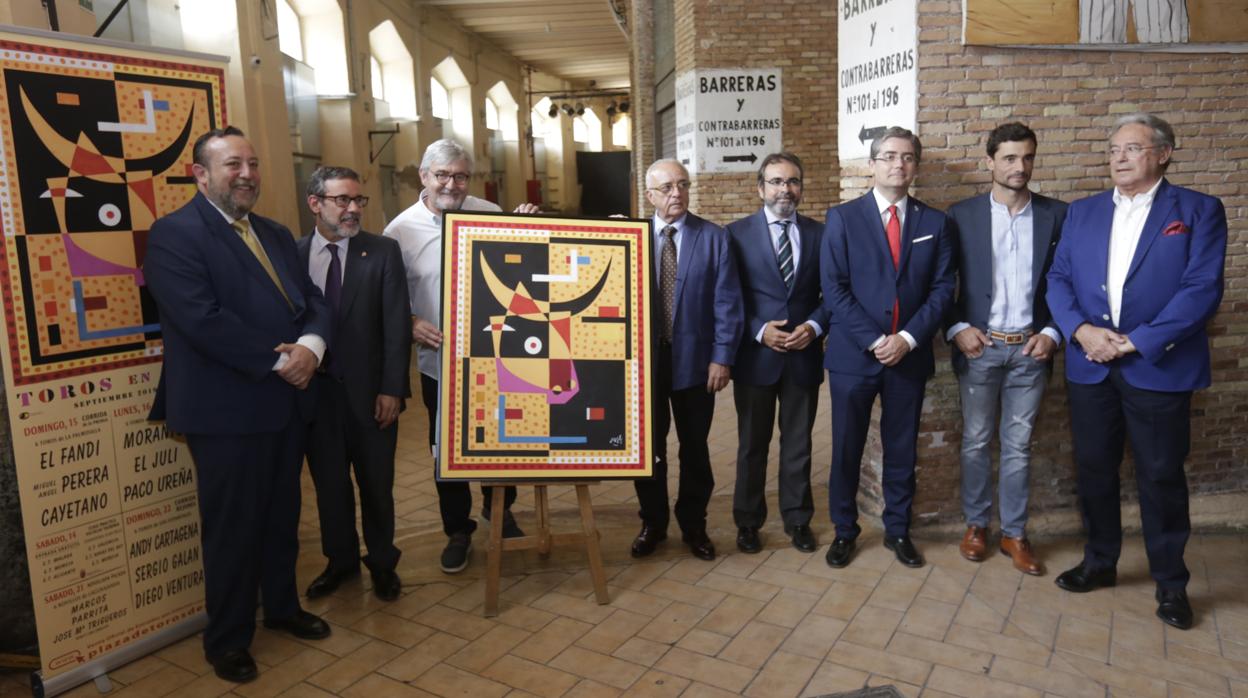 Acto de presentación de los carteles con el torero murciano, Paco Ureña