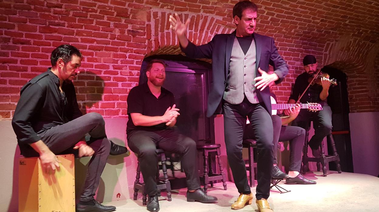 El Mistela, durante una de sus actuaciones en Essential Flamenco (Madrid)