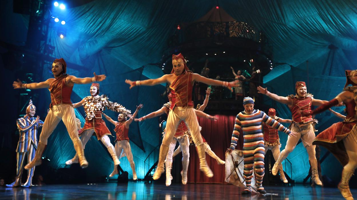 Últimas funciones del espectáculo «Kooza» del Circo del Sol en Sevilla