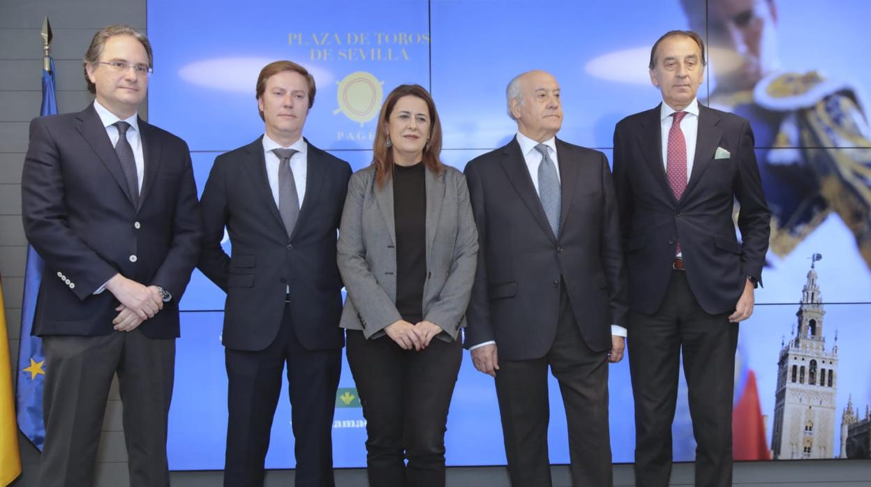 José Enrique Moreno, Salvador Toscano, Sonia Gaya, Ramón Valencia y Manuel Ruiz Rojas