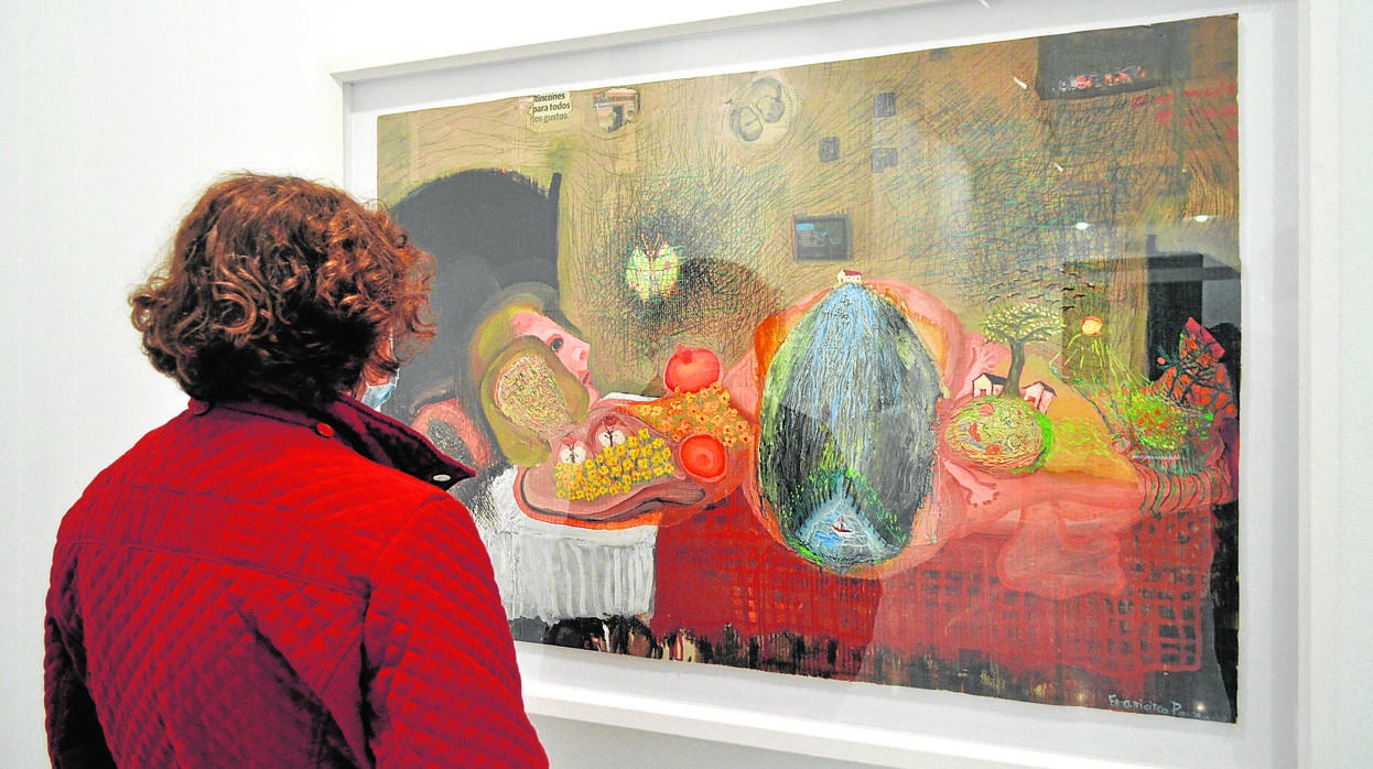 Una de las obras de Francisco Peinado en la galería Birimbao