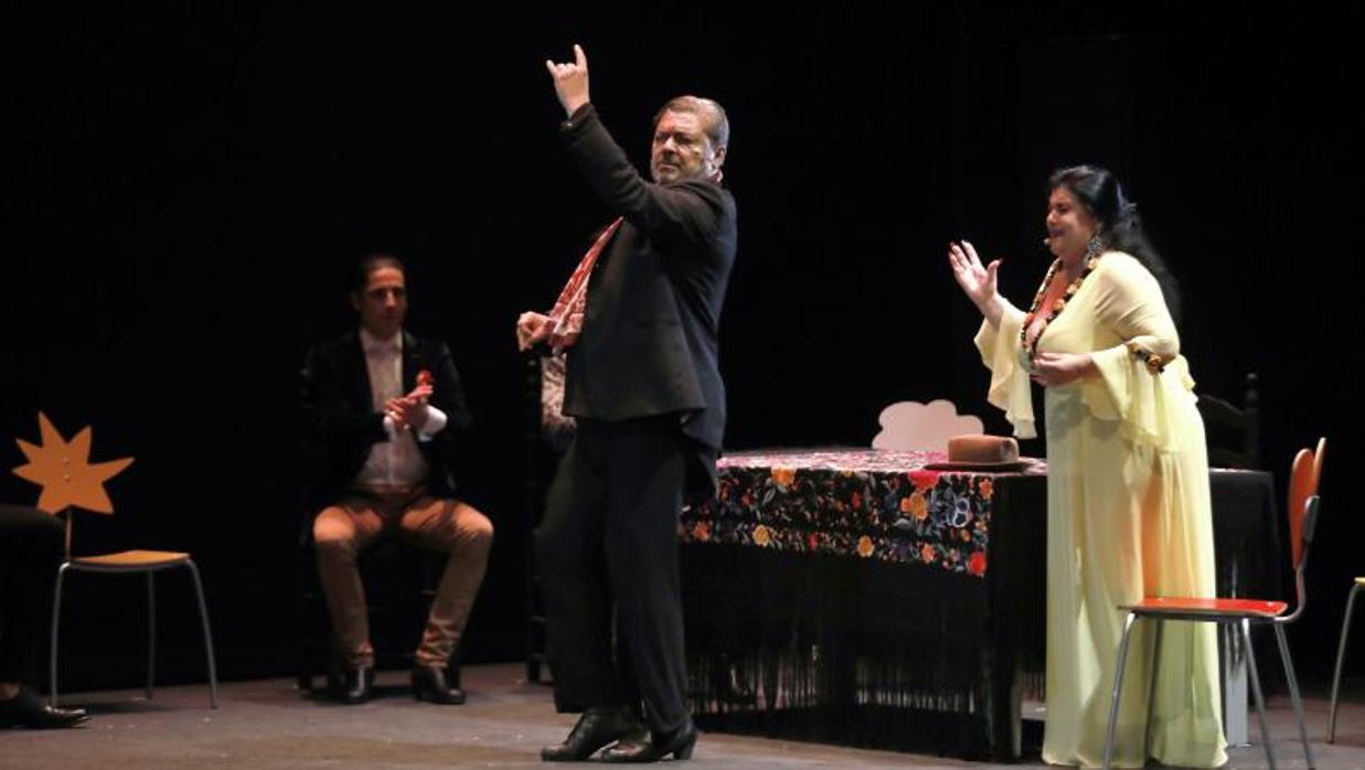 Antonio Canales en la pasada Bienal de Flamenco de Sevilla