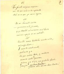 Borrador manuscrito de Antonio Machado del fondo de la Fundación Unicaja