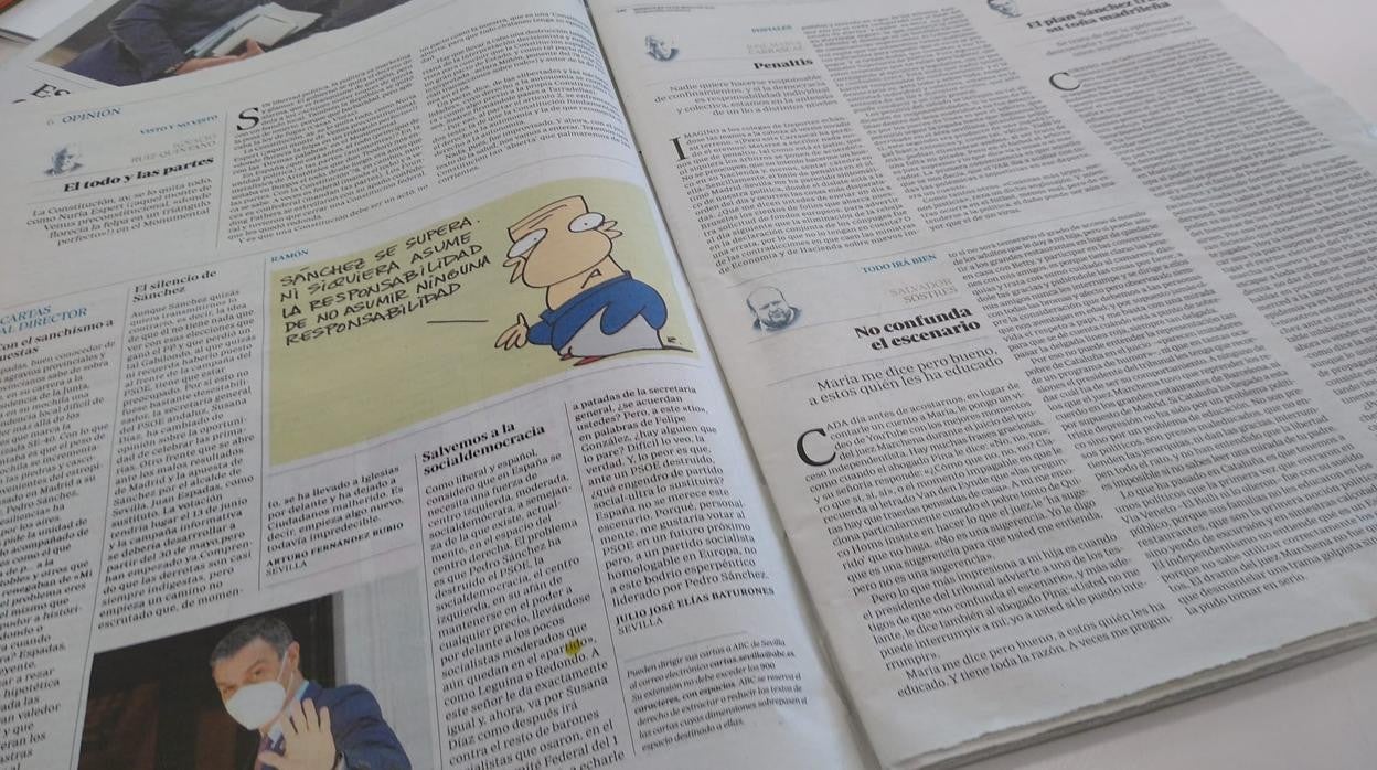 Páginas de Opinión de ABC de Sevilla
