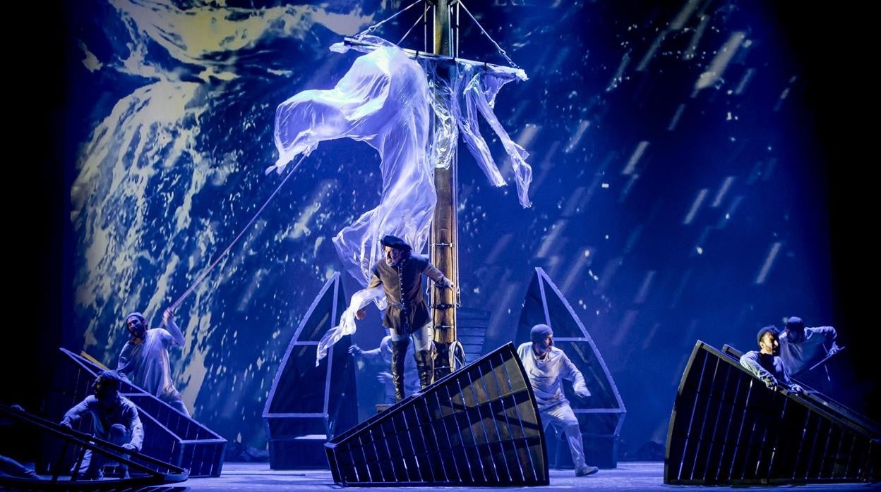 Un momento del montaje que ha dirigido Alfonso Zurro en el Lope de Vega