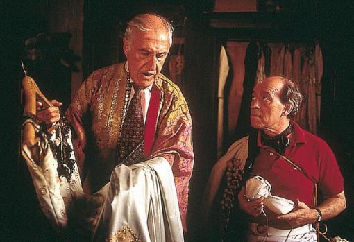 Luis Escobar y José Luis López Vázquez en 'Patrimonio Nacional', de Luis García Berlanga