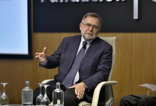 Intervención de José Calvo Poyato este martes en el Aula de Cultura ABC