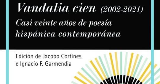 Detalle de la portada de la antología de autores de Vandalia