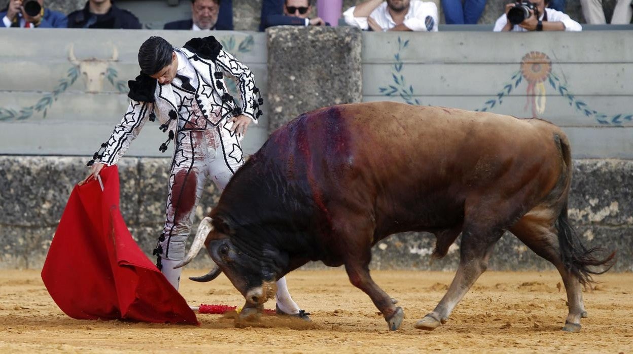 Pablo Aguado, en su pletórica actuación en la Goyesca de Ronda de 2019