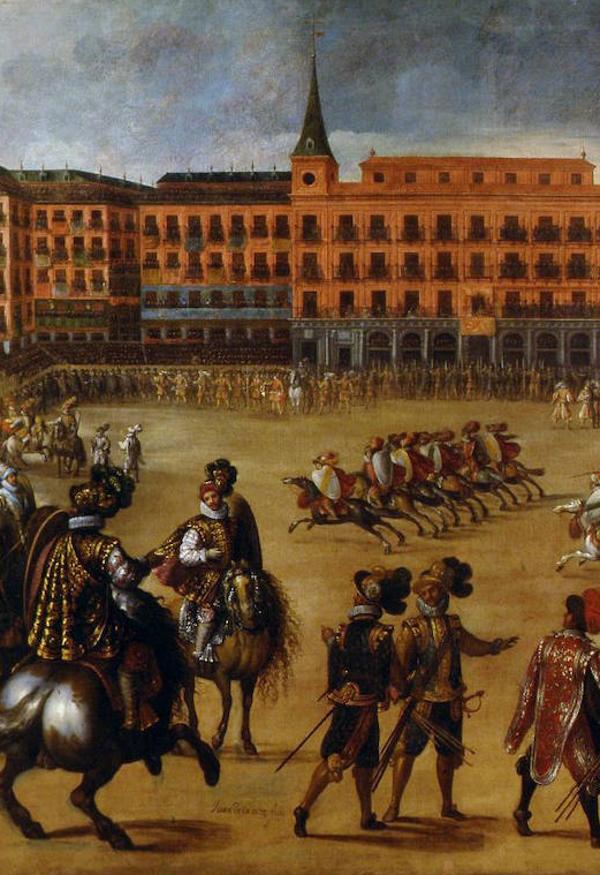 Fiestas en la Plaza Mayor de Madrid, 1623, de Juan de la Corte