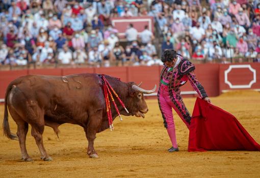 Morante de la Puebla, durante su histórica faena del pasado 1 de octubre