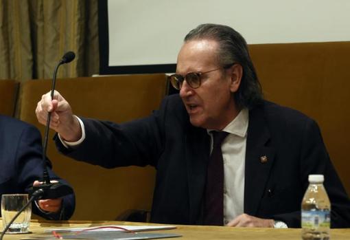 Antonio Pau, durante la conferencia pronunciada en Sevilla