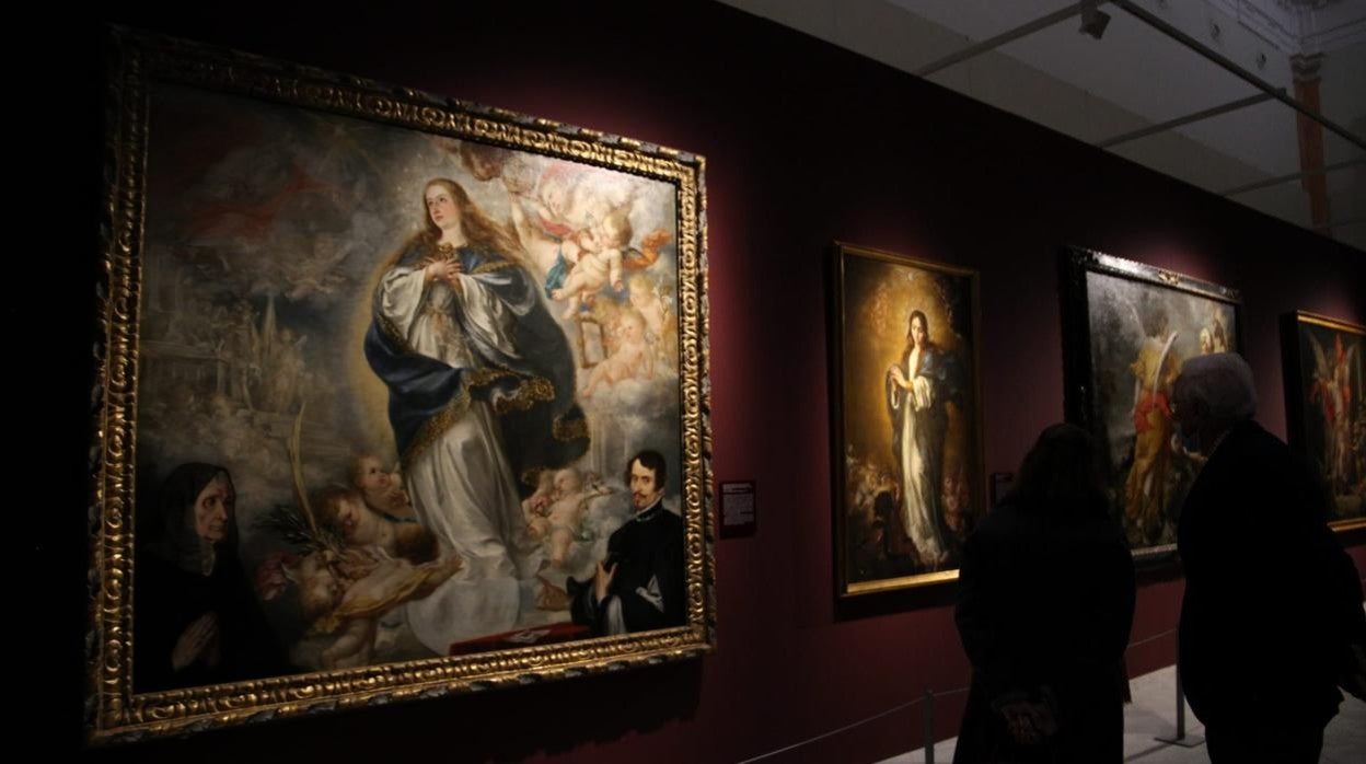 'Inmaculada Concepción con dos donantes' de la National Gallery, uno de los préstamos destacados de la exposición del Museo de Bellas Artes de Sevilla