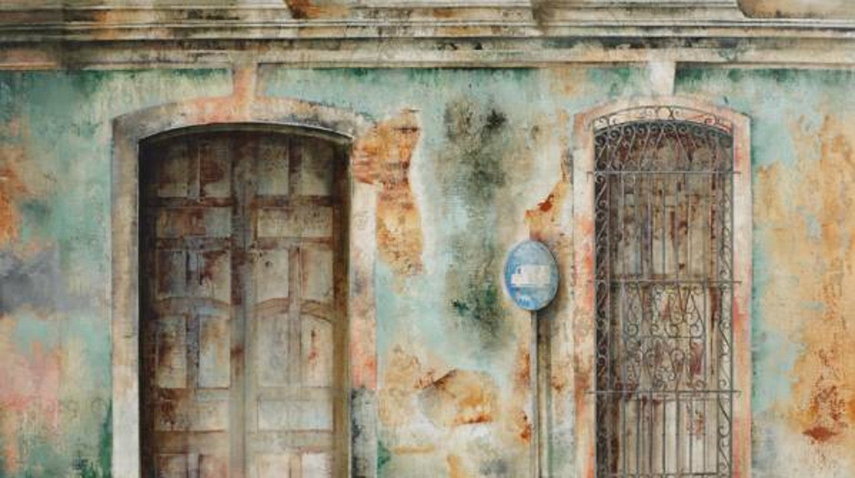 Uno de los cuadros de la exposición