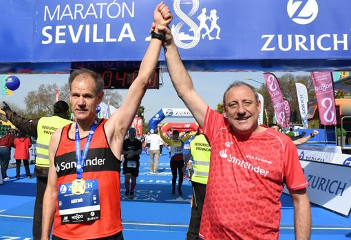 Abel Antón y Fermín Cacho