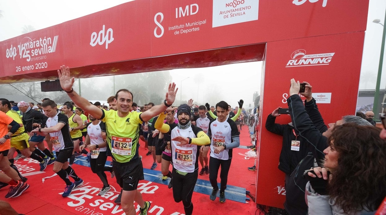 Salida del EDP Medio Maratón Sevilla