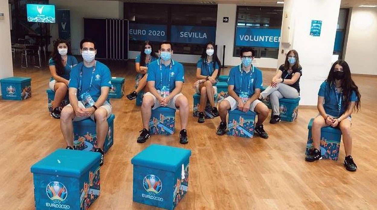 El Hospitality Production Management Team, uno de los equipos de voluntarios de Sevilla