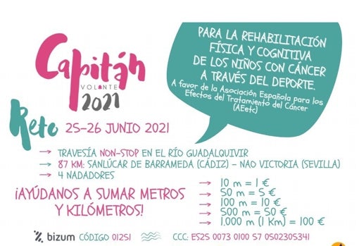 Cartel del «Reto Capitán Volante 2021»