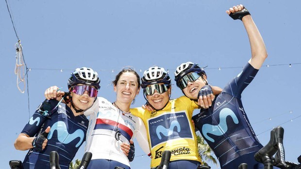 El Movistar de Arlenis Sierra hace pleno en la Vuelta a Andalucía femenina 2022