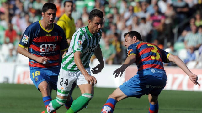 Betis-Llagostera (2-2): Rubén Castro no pudo evitar un pinchazo con todo a favor